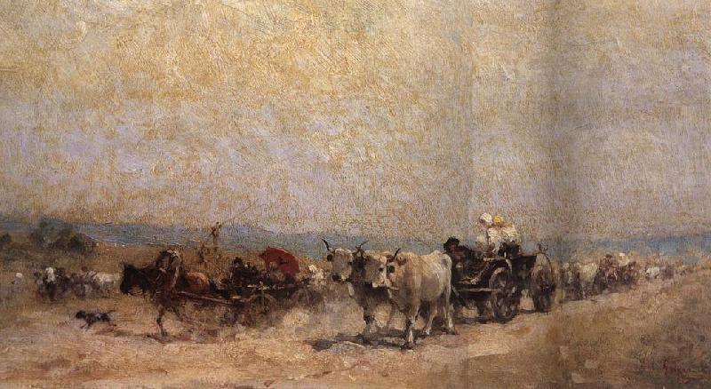 Nicolae Grigorescu The Return from the Fair china oil painting image
